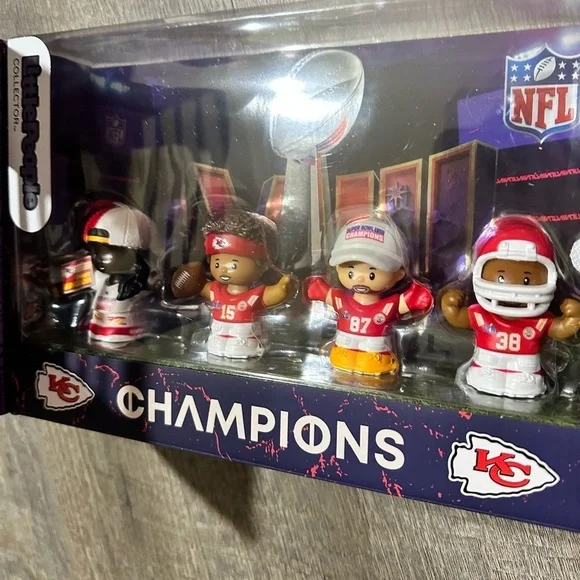 Little People Collector Super Bowl LVIII Champions Kansas City Chiefs Collectors - Picture 3 of 5